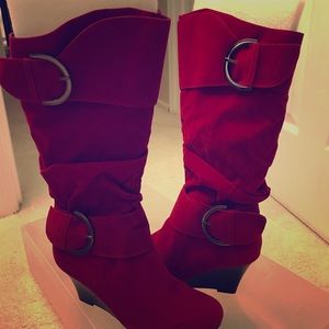 Holidays are coming check out these Red Boots